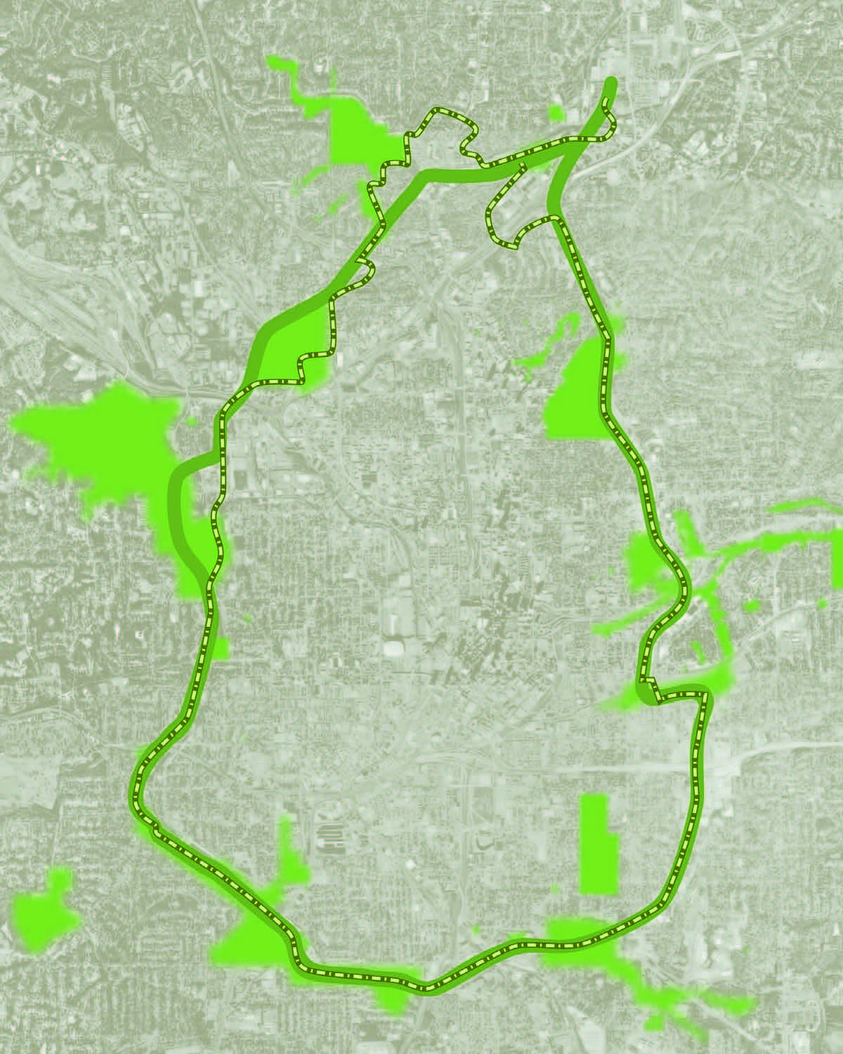 The Beltline Emerald Necklace Study by Alex Garvin